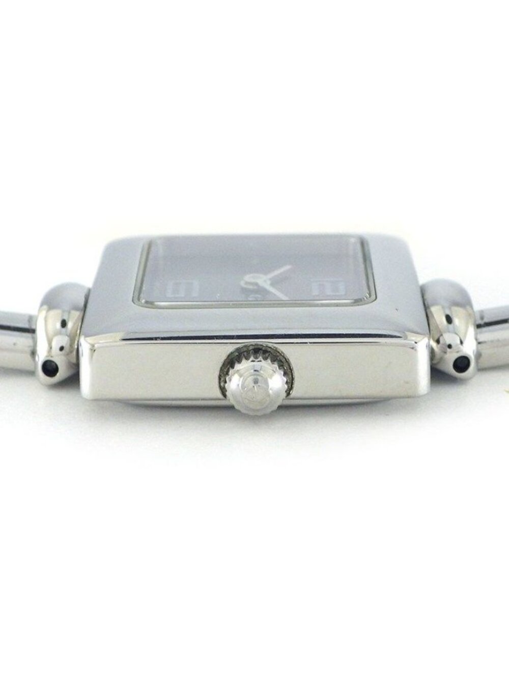 Gucci Watch Bangle Square Sunray Gray Dial SS Quartz Analog - Picture 2 of 11